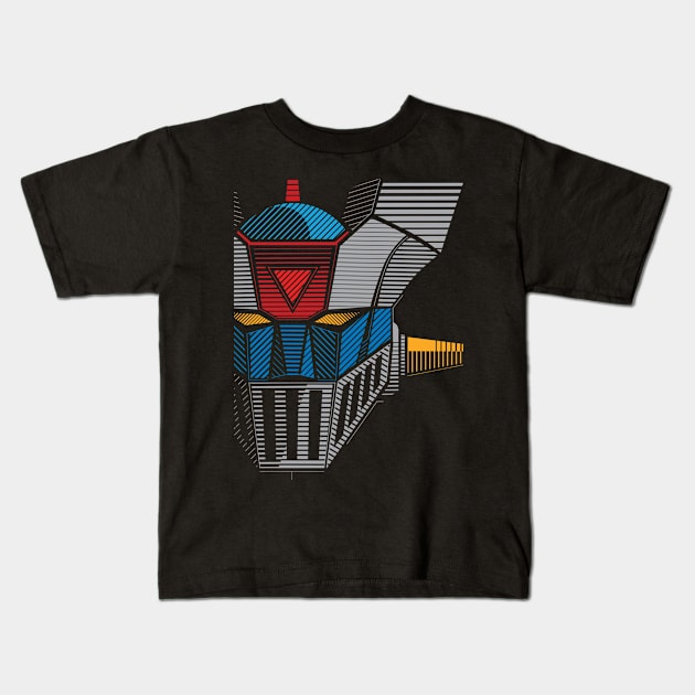 089 Mazinger Z Full Kids T-Shirt by Yexart